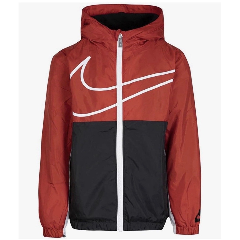 Nike Boy's Fleece Lined Windbreaker Jacket (Little Kids/Big Kids) Size 4